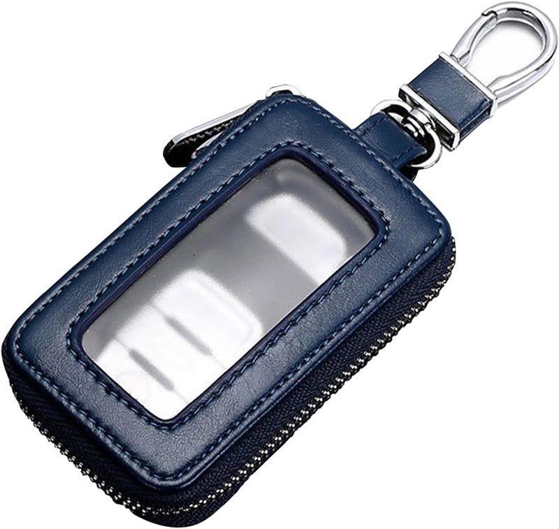 vvag Premium Car Key Fob Case Genuine Leather Car Smart Key fob Holder Car Remote Keychain Bag Universal - Image 1